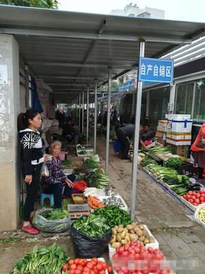 农民进城销售农副产品不用和城管"躲猫猫"自产自销区助力农民